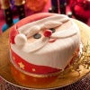Тортик лицо Деда Мороза