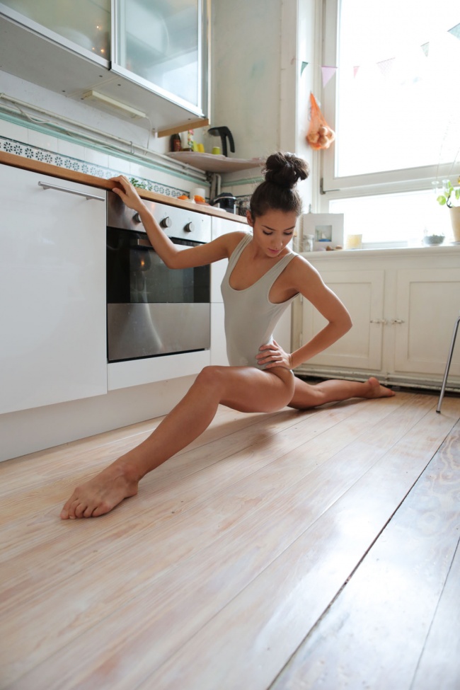 гимнастика на кухне