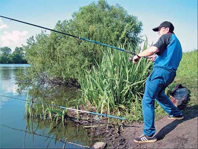 ловля рыбы