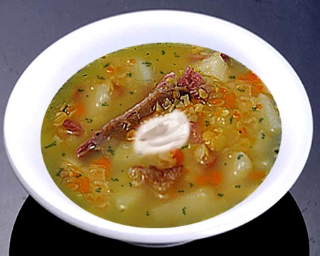гороховый или грибной суп