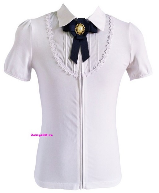 Белая блузка для девочки, вам нравится