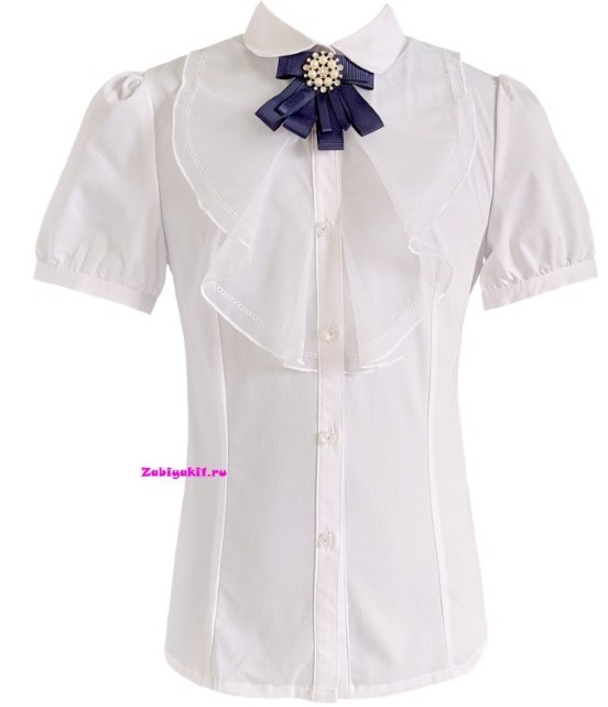 Белая блузка для девочки, вам нравится или не нравится