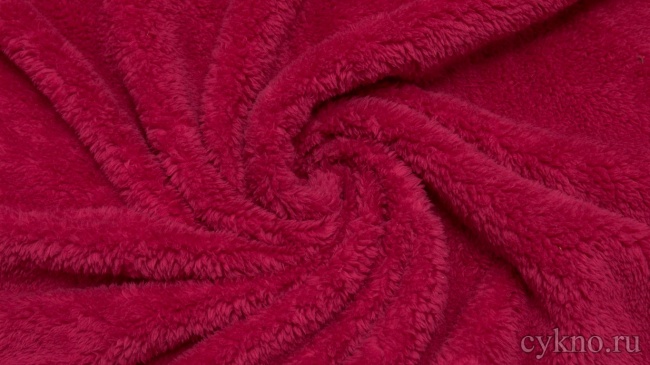 Искусственный мех Бургундский розовый