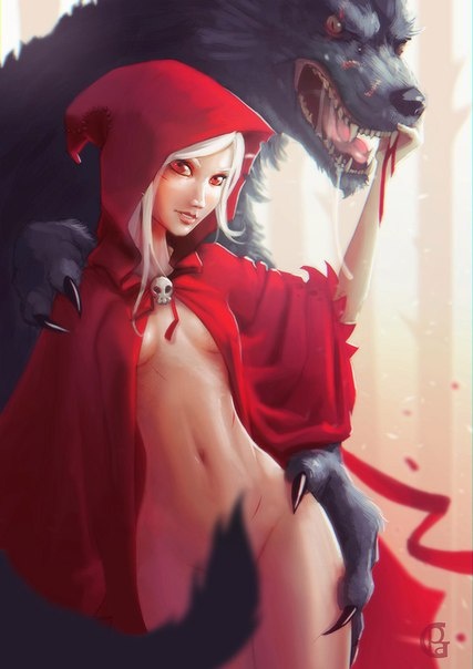 волк и красная шапка