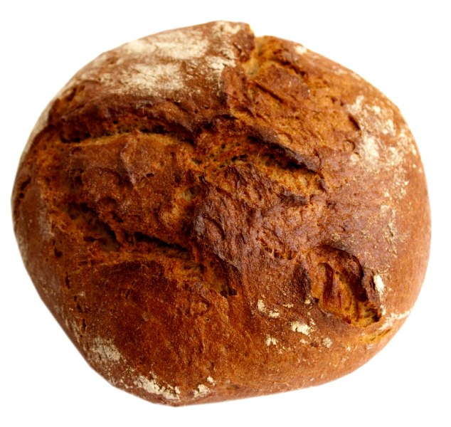 Щедро посыпана совершенно пусты ржаным хлебом